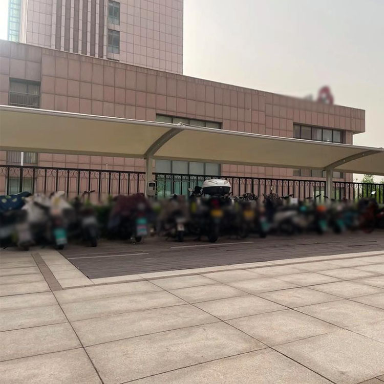 玛多县膜结构电动车棚