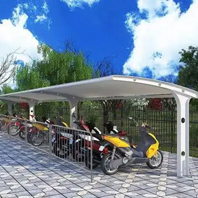 玛多县膜结构电动车棚